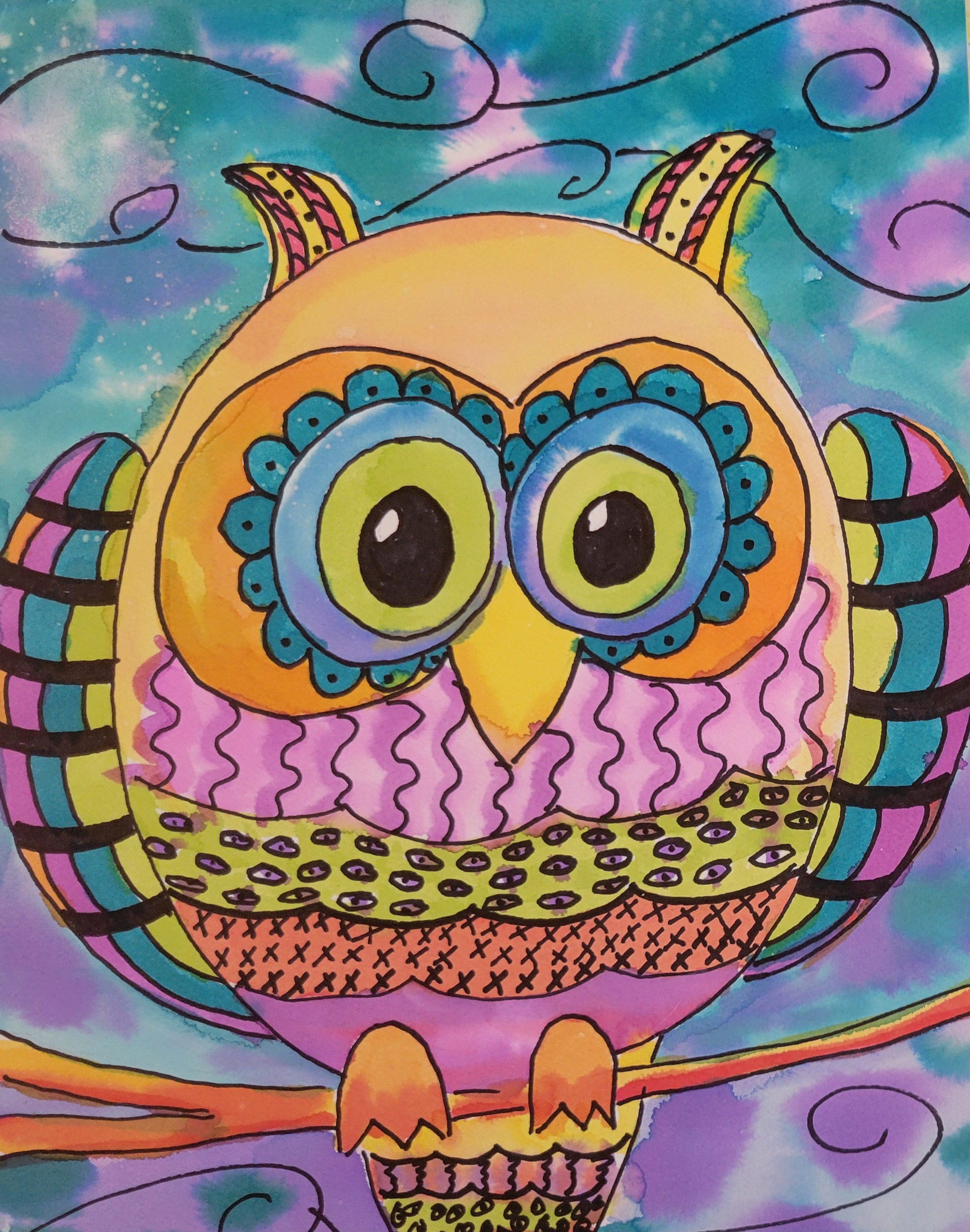 Schertz Parks & Recreation - Woodland Owl Watercolor Workshop Friday, Oct. 9th 6:00 - 8:00 pm